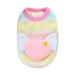 Dog Printed Pullover Cat Dog Sweater Small Dogs Shirt Tops Cute Pet Dress Winter Warm Vest Pet Dog Jacket Multicolor XX-Large