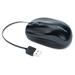 Kensington Pro Fit Optical Mouse with Retractable Cord USB 2.0 Left/Right Hand Use Black