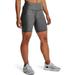 Under Armour Womens HeatGear Armour Bike Shorts Charcoal Light Heather/Black 4-6