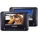 Sylvania 7 Dual Screen Portable DVD Player with Dual DVD Players SDVD8791