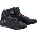 Alpinestars Sektor Waterproof Mens Motorcycle Shoes Black/Gray/Red 8 USA