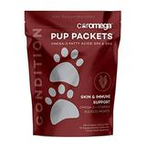 Coromega Omega3 Condition Pup Packets Fish Oil for Dogs with Omega 3 Fatty Acids EPA and DHA and Vitamin E Dog Supplement Skin Packets 30 Count 6 Pack