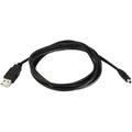 Monoprice 6 ft. USB Cable A Male to 4 Pin B Mini Male Black Black 106