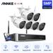 ANNKE 8CH 5MP Super HD Wireless NVR IP Video Surveillance Kit with 100 ft Night Vision Audio Record Indoor & Outdoor WiFi Surveillance 1TB Hard Drive