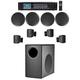 JBL Subwoofer+(4) Satellite+(4) 6.5 Ceiling Speakers+Amp For Office/Store/Gym