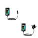 Gomadic Car and Wall Charger Essential Kit suitable for the LG K8 / K10 - Includes both AC Wall and DC Car Charging Options with TipExchange