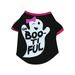 Puppy T shirt Dog Clothes Small Dogs Apparels Comfy Soft Tops Doggie Party Shirt Christmas for Pets Black Medium