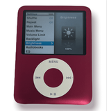 Apple iPod Nano 3rd Gen 8GB Red MP3 Player Excellent Condition includes FREE case by Griffin!