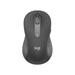 Logitech Signature M650 L LEFT Mouse - Optical - Wireless - Bluetooth/Radio Frequency - Graphite - USB - 2000 dpi - Scroll Wheel - 5 Button(s) - 5 Programmable Button(s) - Large Hand/Palm Size - Left-