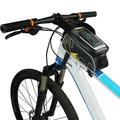 SPRING PARK Waterproof Bike Bicycle Mobile Phone Holder Bag Front Tube Touch Screen Phone Pouch Frame Pannier