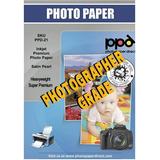 PPD 50 Sheets Inkjet Super Premium Satin Semi Gloss Photo Paper 8.5x11 Letter Size 68lbs 255gsm 10.5mil Microporous Professional Photographer Grade Instant Dry Fade and Water Resistant (PPD-21-50)