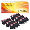 TN850 Toner Cartridges Replacement for Brother High Yield Toner Cartridge Page Yield Up To 8 000 Pages for DCP-L5500DN DCP-L5600DN DCP-L5650DN HL-L5000D HL-L5100DN HL-L5200DW(Black 6-Pack)