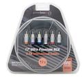 PowerBass XRCA-176 - 17 Premium 6 Channel OFC Twisted RCA Interconnect Cable