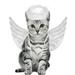 TINKSKY Halloween Angel Wings Shape Pet Costume Pet Makeover Clothes Fancy Cosplay Costume Pet Clothes Supplies for Cat Pet