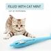 Cat Toothbrush Toy Catnip Toys Kitten Toys Cat Nip Interactive Cat Toy Cat Toys for Indoor Cats Interactive Greenies for Cats Cat Toothbrush Catnip Spray Interactive Cat Toys for Indoor Cat Chew Toy