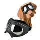 Large Breed Dog Sunglasses UV Dog Sunglasses Windproof Snow Goggles for Long Nose Dogs with Soft Frame Adjustable Straps Black for Large/Medium Dogs