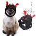 SSBSM Pet Plush Hat Festival Ambience Friendly to Skin Great Cat Plush Cap Pet Cosplay Headwear