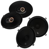 Infinity KAPPA503CF 5.25â€� Component Speakers (pair) with Infinity KAPPA693M 6x9 3-Way Coax Speakers (pair)