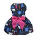 Xmarks Bowknot Dog Christmas Outfits Girl Dog Holiday Dress Lightweight Puppy Clothes Pet Apparel Doggie Costume Cat Clothing