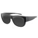 Bobster Eyewear Skimmer Sunglasses (OSFA Matte Black/Smoke Lens)
