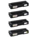 PrinterDash Compatible Replacement for LAN M-C250FW/M-C250FWB/P-C301W Toner Cartridge Combo Pack (BK/C/M/Y) (TYPE M-C250H) (40833MP)