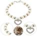 LowProfile Cute Pet Collars pearls And Diamonds Dog Collar Pet Dog Chain Cat Collar Adjustable Dog Collar Diamond Flash Dog Collar
