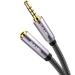 Top Series Long 3.5mm Extension (16 Feet / 5 Meters) TRRS 4-Pole Headphone Cable Male to Female 3.5mm Audio