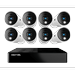 Night Owl Security Camera System CCTV 8 Channel Bluetooth DVR with 1TB Hard Drive 8 Wired 1080p HD Spotlight Surveillance Bullet Cameras Audio Enabled Indoor Outdoor Cameras with Night Vision