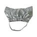 YUEHAO Pet Supplies Pet Shower Cap For Ears- M Dog Shower Cap Pet Bath Cap With Adjustable Fixed Strap For Pets Cats Dogs Taking Shower Silver