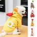 Visland Pet Dog Hoodie Clothes Funny Cute Chicken Shape Soft Skin-friendly Autumn Winter Warm Hooded Sweatshirt Apparel Costume for Puppy Kitten Dog Cat Cosplay