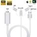 3 in 1 HDMI Adapter Cable Type-C/Micro USB/Phone to TV Projector Monitor 1080P HDTV HDMI Cable Adapter for All Mobile Phone Devices