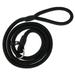JTWEEN Adjustable Pet Leash Climbing Nylon Rope Dog Leash 4.6ft/140cm Long for Medium/Large Dog Walking (Black)