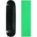 skateboard deck pro 7-ply canadian maple stained black with griptape 7.5 - 8.5