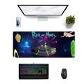 Large Desktop Mouse Pad Desktop Pad Home Office School Cute Decoration Lengthened Notebook Computer Capital Marker Pen Protector Computer Accessories Beautiful Mouse Padï¼ŒRick and Morty