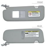 For Hyundai Elantra 2011 2012 2013 2014 2015 Driver Left Side Gray Sun Visor Makeup Mirror