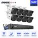 ANNKE 8-channel NVR Video Security Cameras System 8pcs 5MP PoE Turret Cameras For Home Indoor Outdoor 1TB Hard Drive