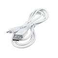 PwrON 5ft White Micro USB PC Power Supply Charging Charger Cable Cord Lead for Sony SmartWatch 2 SW2 Smart Watch 2 Bluetooth Android