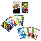 UNO Party Pack of 4 Card Games for Kids & Adults Featuring UNO DOS UNO Flip & UNO Dare