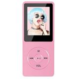 Shengshi MP3 Player 32GB with Speaker FM Radio Earphone Portable HiFi Lossless Sound MP3 Mini Music Player Voice Recorder E-Book HD Screen 1.8 inch Pink