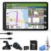 Garmin Dezl OTR710 Extra-Large Easy-to-Read 7 GPS Truck Navigator Custom Truck Routing Birdseye Satellite Imagery with 8GB Micro SD Card USB Car Adapter & 6Ave Cleaning Kit