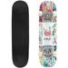 Big set seamless patterns graffiti king of style Original youth Outdoor Skateboard Longboards 31 x8 Pro Complete Skate Board Cruiser