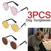 1/2/3/5/9Pack Pet Dog Cat Sunglasses Classic Retro Round Metal Prince Princess Sunglasses Puppy Katie Photo Props Toys