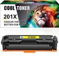 Cool Toner Compatible Toner Replacement for CF402X for Use with Color LaserJet Pro M252dw M252n Color LaserJet Pro MFP M277dw M277n M277c6 M274n Printer Ink (Yellow 1-Pack)