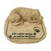 Dog Memorial Stone Indoor Outdoor Dog Tombstone Garden Backyard Marker Grave Hand-Printed Personalized Loss of Pet Gifts