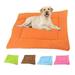 Meidiya Soft Dog Crate Mat Solid Color Dog Bed Mat Puppy Kennel Pad Washable Square Dog Crate Pad Warm Kennel Pad Pet Cushion