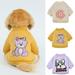 XWQ Pet Clothes Cartoon Pattern Dress-up Skin-friendly Cute Pet Dogs Sweatshirt Costume for Winter