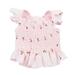 XWQ Pet Dress High Elasticity Eye-Catching Pleated Edge Summer Small Dog Princess Cosplay Costume for Home Wear