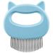 3 Pieces Cat Comb Pet Hair Removal Comb Cat Massage Comb Pet Hair Shedding Brush Pet Fur Grooming Brush for Cats and Dogs to Remove Matted Tangled Fur Loose Hair (Blue Green Pink)