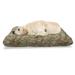 Camouflage Pet Bed Illustration with Simplistic Camo Pattern Classic Tricolor Chew Resistant Pad for Dogs and Cats Cushion with Removable Cover 24 x 39 Reseda Green Dark Tan by Ambesonne