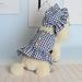 Dog Princess Dress 2 Pieces Suit Pet Dogs Clothes Skirt with Hats Small Medium Large Pets Party Apparel Outfit